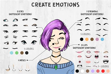 character generator for drawing.